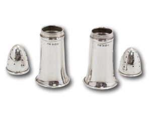 View of the condiment set with the lids removed