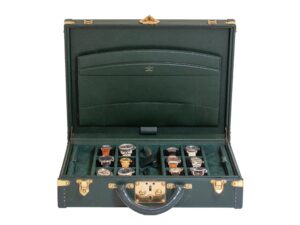 Louis Vuitton Watch Briefcase interior showing the watches