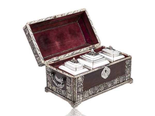 Overview of the Anglo Indian Vizagapatam Tea Chest