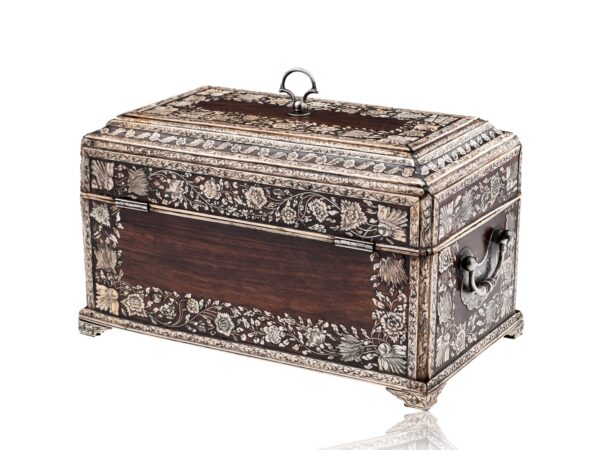 Rear Overview of the Anglo Indian Vizagapatam Tea Chest