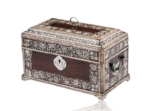 Side Overview of the Anglo Indian Vizagapatam Tea Chest