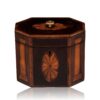 Overview of the Georgian Harewood Tea Caddy