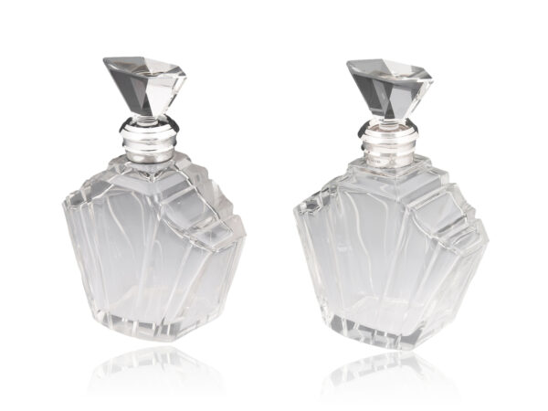 Rear overview of the Art Deco Decanters