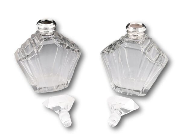 Art Deco Decanters with the stoppers removed