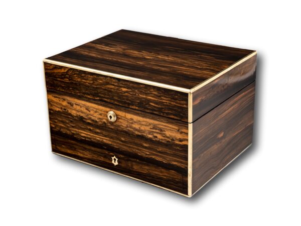 Front overview of the Coromandel Jewellery Box by Halstaff & Hannaford