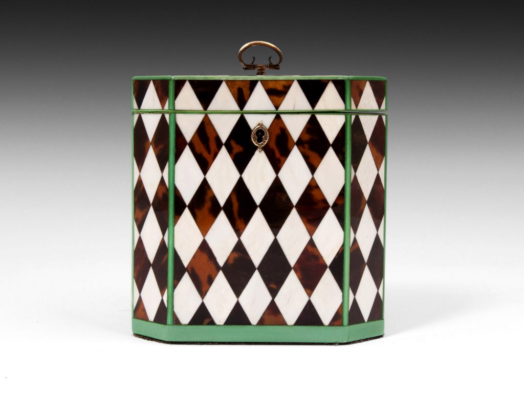 antique-harlequin-tea-caddy-mark-goodger