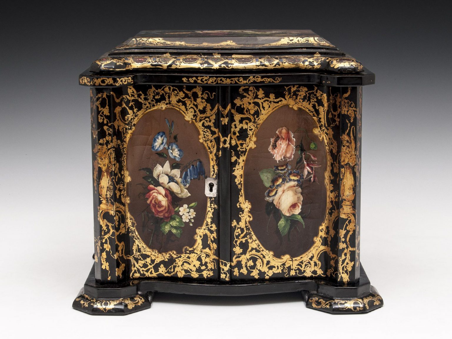 Papier Mache Cabinet 