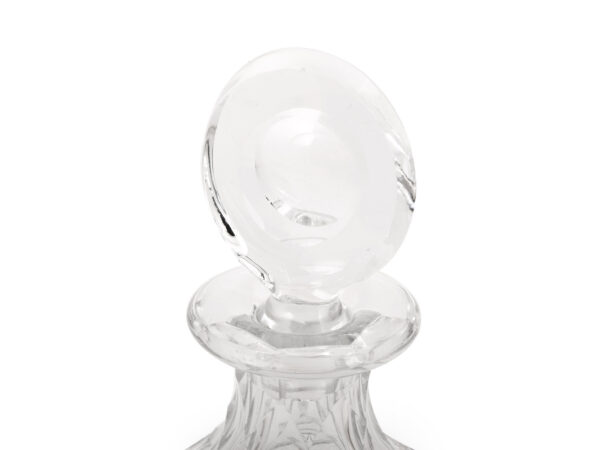 Harrods Decanter with stopper close up