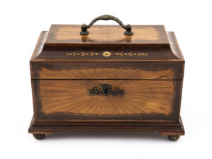 Sheraton Style Tea Caddy front view