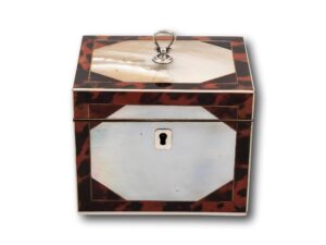 Overview of the Red Tortoiseshell Tea Caddy