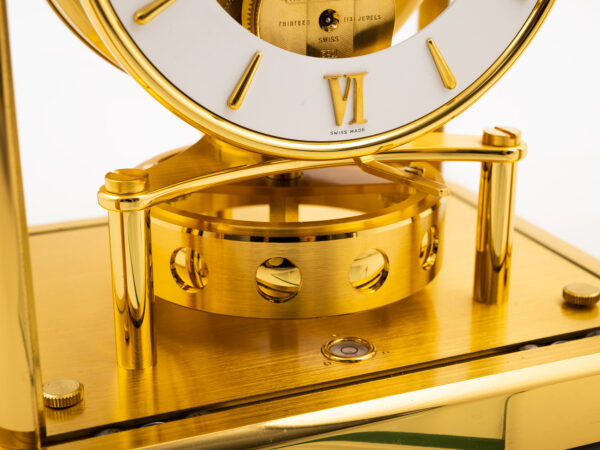 Jaeger-LeCoultre Atmos Clock counter weight close up