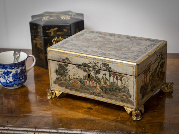 Chinese Tea Chest on table