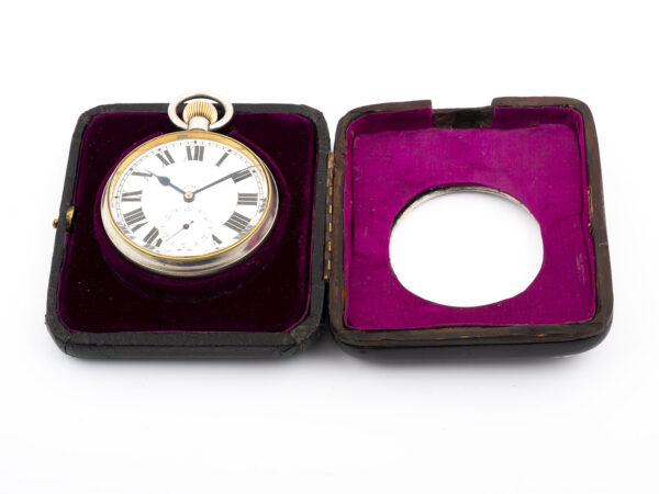 Antique Cased Pocket Watch open