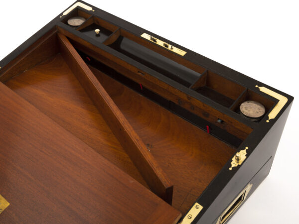 Coromandel writing box hidden drawers