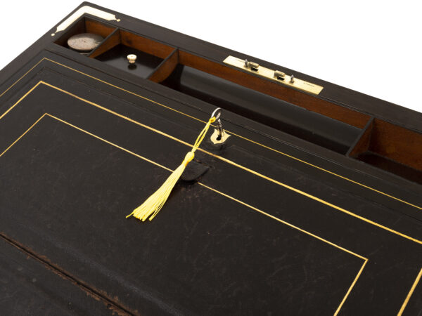 Coromandel writing box writing surface key