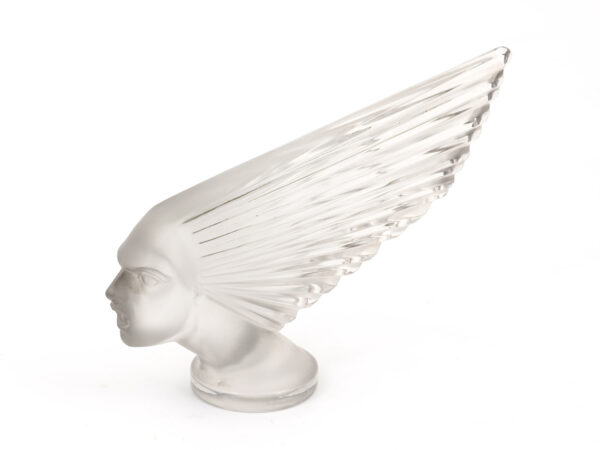 Rene Lalique Victoire on a white background top down