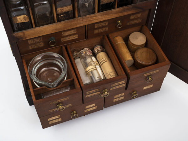 Apothecary Cabinet drawers contents