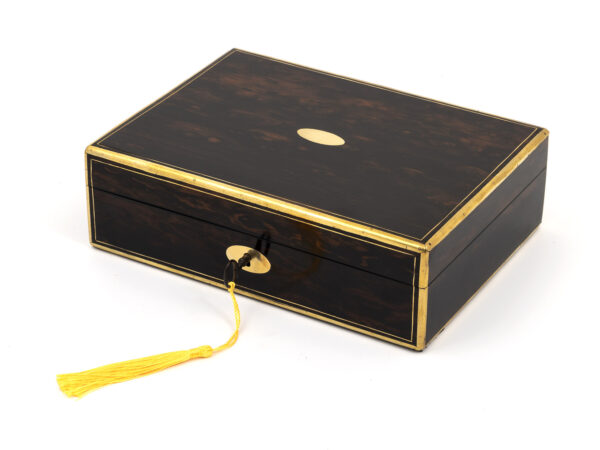 coromandel jewellery box with key
