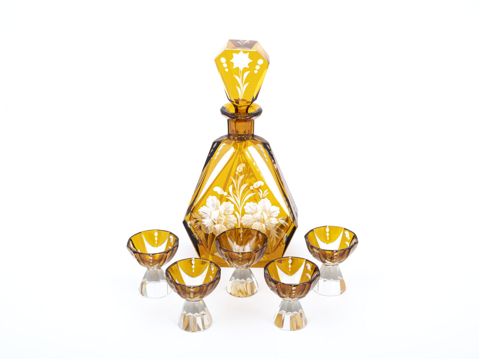 Home Accessories Barware Art Deco Glass Decanter Set home-accessories-barware-art-deco-glass-decanter-set
