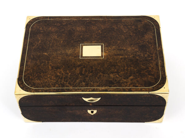 Antique mulberry box top down