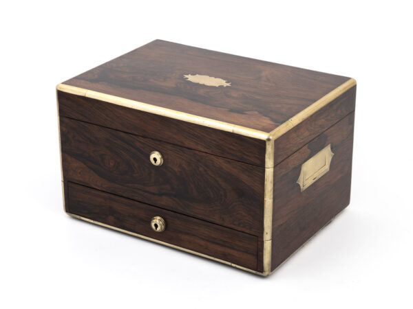 Rosewood Vanity Box front angle view