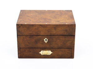 antique walnut jewelry box
