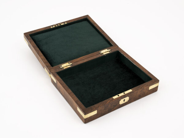 antique velvet lined jewellery box
