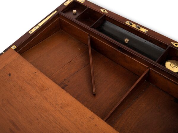 View of the access to the first secret compartment