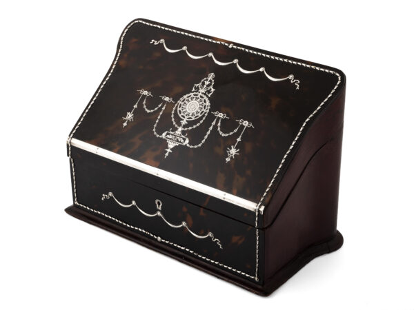 tortoiseshell and leather box