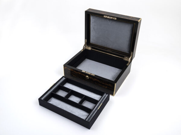 jewellery box with jewellery tray