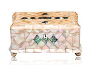 Overview of the Mother of Pearl Jewellery Box
