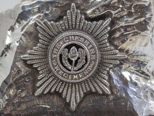 Close up of the Cheshire Regiment Badge