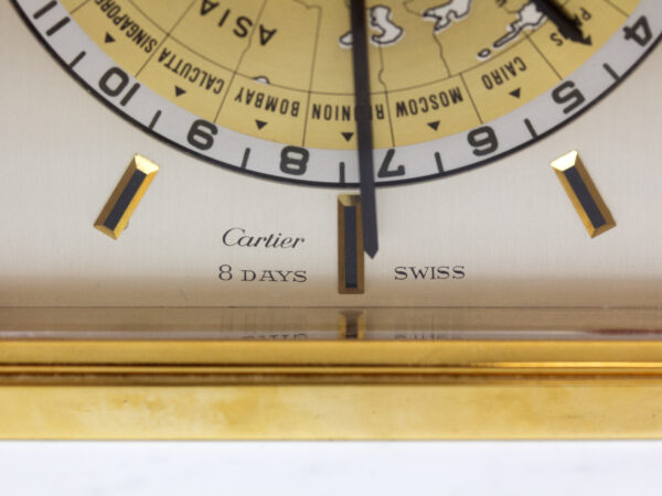 Close up of the Cartier mark