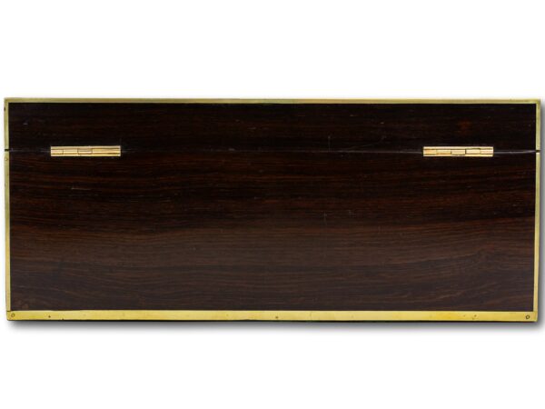 Rear profile of the inlaid Rosewood box