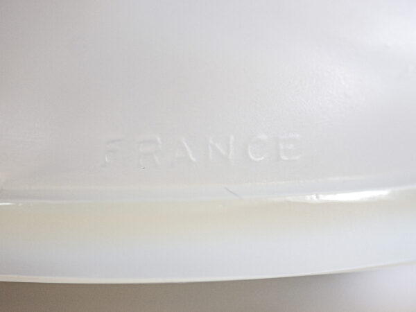Close up of the embossed French mark