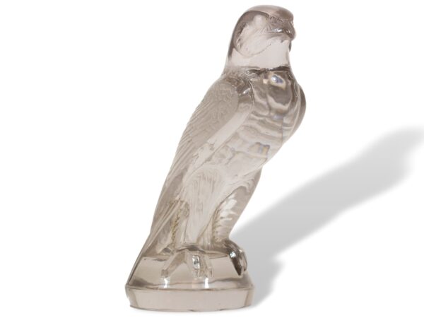 Side of the Falcon Rene Lalique car mascot