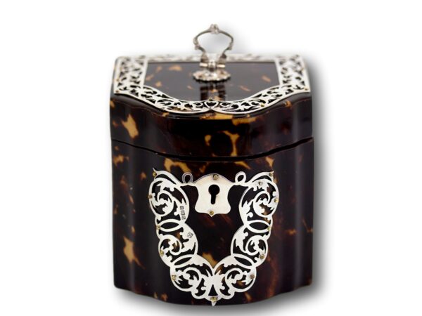 Front of the Novelty Knife Box Tea Caddy