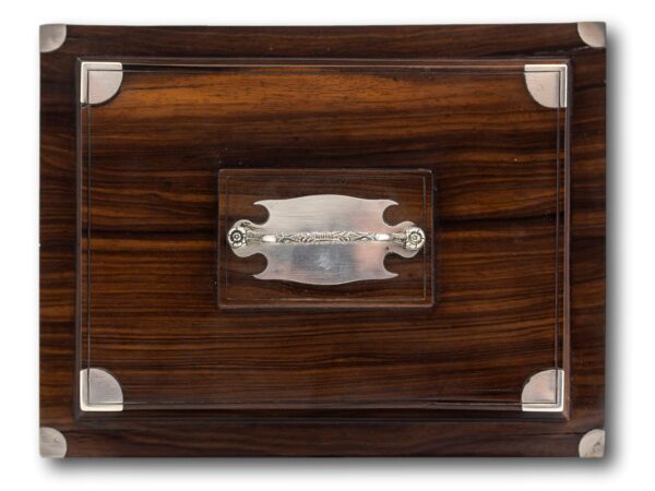 View of the Lid of the Anglo Indian Sewing Box