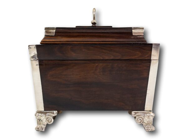 Side of the Anglo Indian Sewing Box