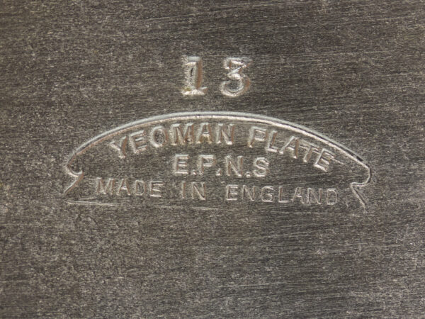 Close up of the Yeoman makers mark