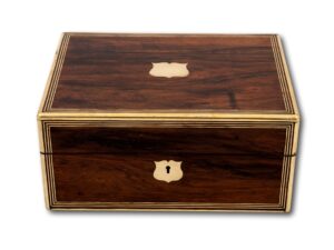Overview of the Georgian Rosewood Jewellery Box