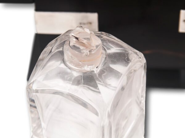 Close up of the stuck and damaged perfume bottle stopper