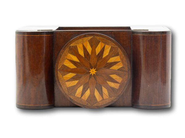 Top Profile of the Marquetry Tea Caddy