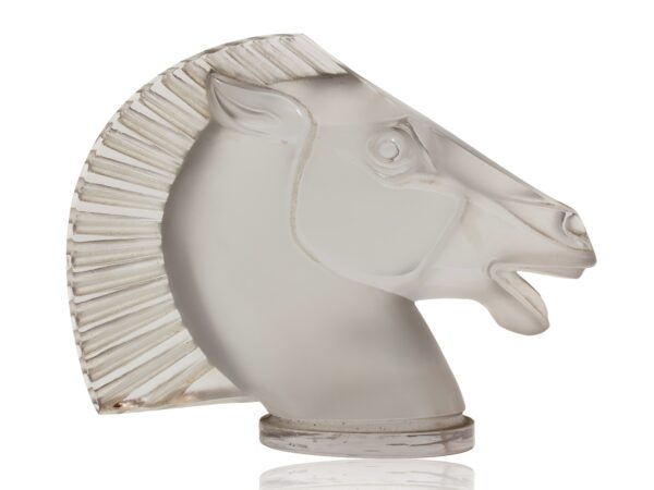 Overview of the Rene Lalique Longchamp B Car Mascot