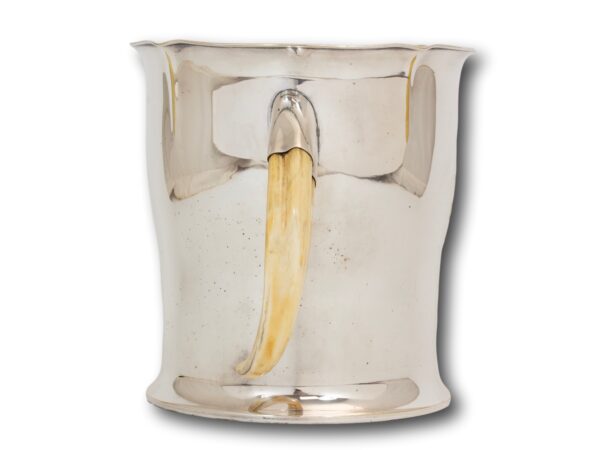Side of the Silverplate Boar Tusk Champagne Bucket