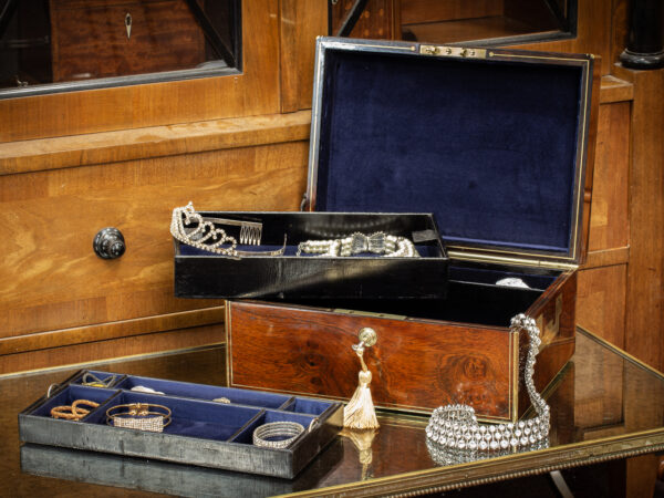 Edwards Jewellery Box in a collectors decorative setting