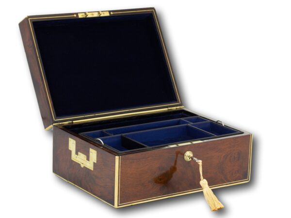 Edwards Jewellery Box with the lid open