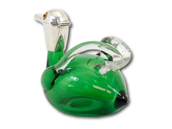 Rear of the Duck Decanter