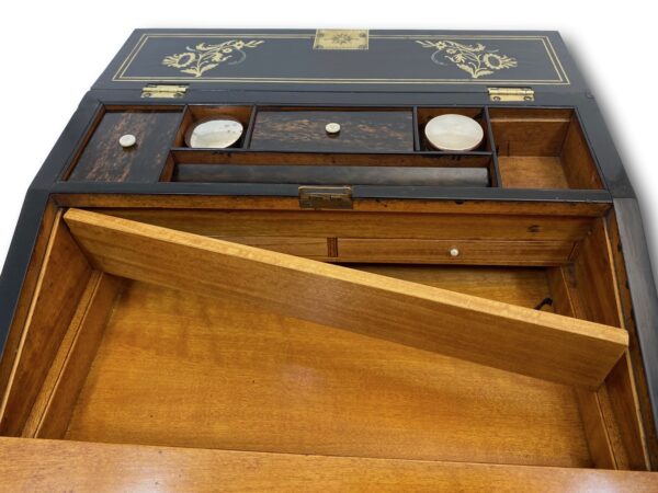 View of the secret compartment opening
