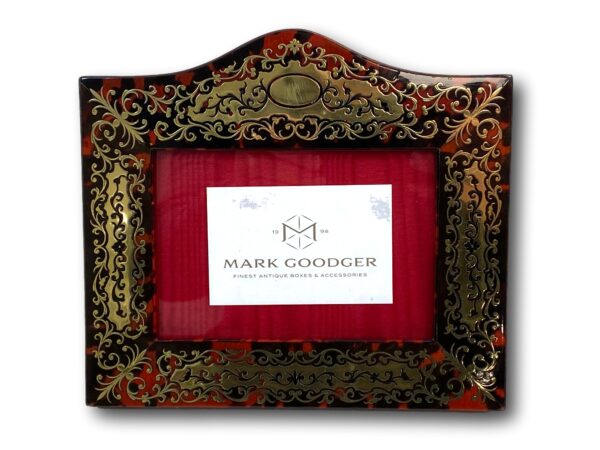 Front of the English Boulle Picture Frame
